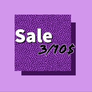 3/10$ ⚡️ on selected items Bundle and save !